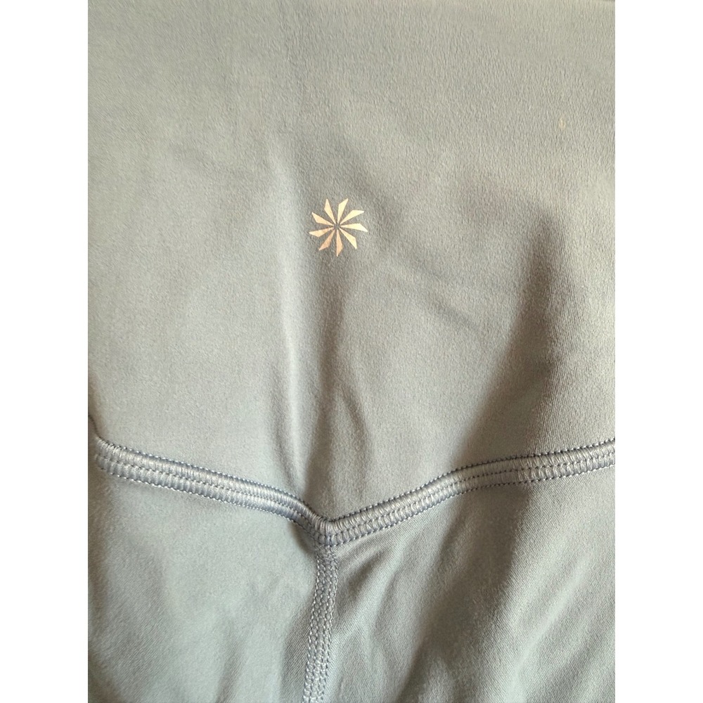 Athleta Salutation Stash Pocket II Capri Leggings Blue - Picture 5 of 8